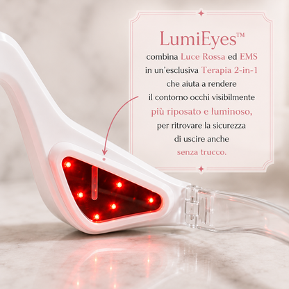 LumiEyes™ | Riduce occhiaie e borse per uno sguardo più giovane e luminoso.