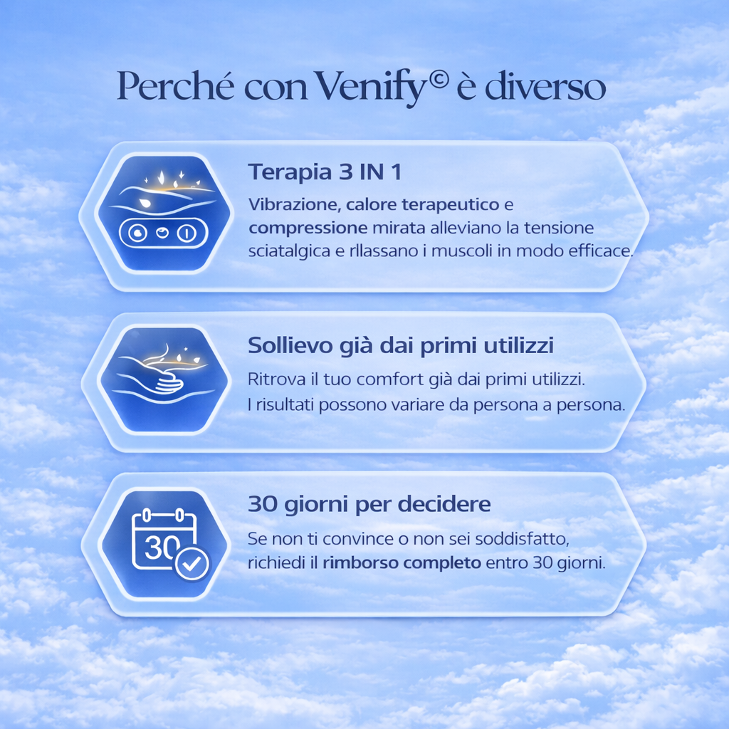Venify-Massaggiatore© | Sollievo lombare da casa
